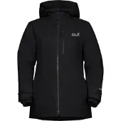 Jack Wolfskin Flowline 3in1, Skidjacka, Dam, Svart