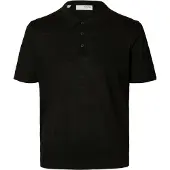 Selected T-shirt 'SLHTown' svart