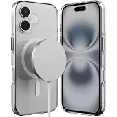 Crong iPhone 16 Clear MAG Pro Case Cover MagSafe Transparent