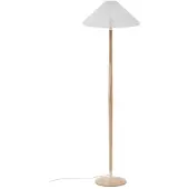 LUCANDE Golvlampa , Ellorin, Vit, Vardagsrum, Tyg / textil, Lantlig / rustik
