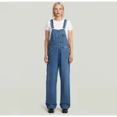 G-Star Workwear Bib Overall - Medium blue - Women
