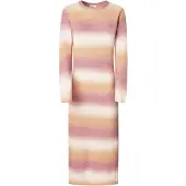 Pepe Jeans för kvinnor. PL9537713 Colombe klänning rosa (L), Casual, Polyester, Lång ärm