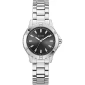 GUESS Analog klocka 'Mist' silver
