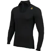 Aclima Men's HotWool Polo with Zip Jet Black
