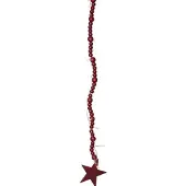 Star Trading Ljusslinga Beady | 150cm | 30 lampor | röd []