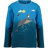 Blue Seven T-shirt himmelsblå / mörkblå / gul / vit