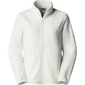 The North Face - Fleece dam - W Glacier Fleece Jacket White Dune för Unisex - Storlek L - Vit