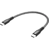 Sandberg Survivor - USB-kabel - 24 pin USB-C (hane) till 24 pin USB-C (hane) - 20 cm