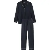 Calida Pyjamas marinblå / vit