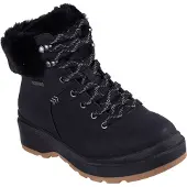 SKECHERS för kvinnor. 168087 Park City ankelboots svart (38), Karta, 1 till 3 cm, Zip, Casual