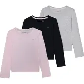 Abercrombie & Fitch T-shirt gråmelerad / rosa / svart