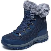 SKECHERS Trego Stormie Dam Navy Vinter Ankelstövlar