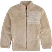 Oxbow - Varumärken - Warmedup Fullzip Sherpa Fleece Rock för UnisexUll - Storlek S - Beige