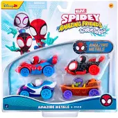 Spidey and his Amazing Friends Bilar - Vattennät - 4-pack - - One Size - Bil