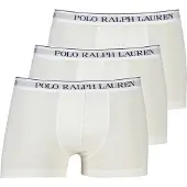 Ralph Lauren för män. 714835885001 Set om 3 boxershorts i vit bomull med stretch (S), Hemkläder