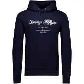 Tommy Hilfiger Logo Embroidery Fleece Hoody