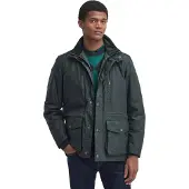 Barbour Falstone Vaxjacka Mörkgrön Grön Storlek