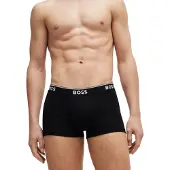 BOSS för män. 50475274 Förpackning med 3 boxershorts grå, svart (L), Casual, Bomull
