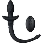 Taboom Puppy Play Wiggle Tail Analplugg - Svart - Svart