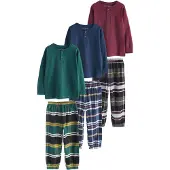Next Pyjamas marinblå / smaragd / bordeaux / svart