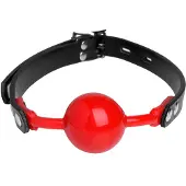 Master Series Hush Ball Gag - Röd - Röd