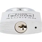 Burg wachter 36251 hänglås 40.00 mm identiskt nyckellås i aluminium