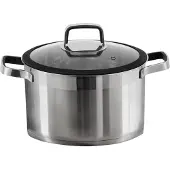 Domoletti kastrull med lock 18x11,5 3 L