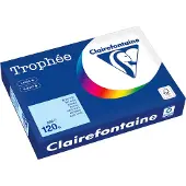 Clairefontaine Färgat skrivarpapper, Trophée, A4, 120 g/m2, himmelsblå
