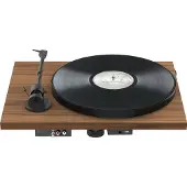 Pro-Ject E1 Phono AT3600L, Remdriven skivtallrik, Halvautomatisk, Vit, 33,45 RPM, 33,45 RPM, 65 dB