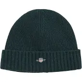 Gant för män. 9910023 Grön Shield-mössa (OSFA), Casual, Ull