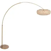 Steinhauer Båglampa Sparkled Light, Brun / mässing, Vardagsrum / matsal, Metall, Marininspirerad, Golvlampa