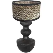 Steinhauer Bordslampa Lyons, Svart, Vardagsrum / matsal, Trä, Bordslampa