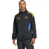 Adidas Manchester United Träningsjacka Presentation Tiro 25 EU - Svart/Blå/Tribe Yellow - , storlek Small