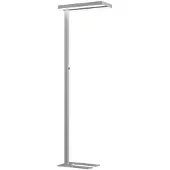 Arcchio Golvlampa , Logan Basic, dimbara, Metallisk, Arbetsrum / hemkontor, Aluminium, Modern