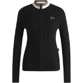 BOSS Equestrian slim-fit cardigan with ribbed structure