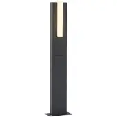 LUCANDE Utomhusbelysning , Virgalia, Svart, Terrass, Aluminium, Modern