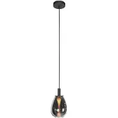 Steinhauer Hänglampa Glimsy, dimbar, Aluminium / grå / zink, Vardagsrum / matsal, Glas, Pendellampa