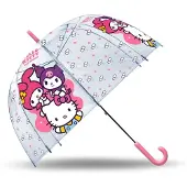 Kids Euroswan Hello Kitty paraply transparent 91547