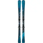 Elan - Skidpaket (skidor + bindning) - Primetime 22 Blue + Sx El 10.0 2026 för UnisexTitan - Storlek 179 cm - Blå