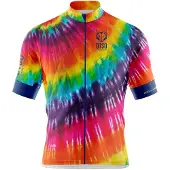 Otso Tie Dye Korta ärmar Cykeltröja