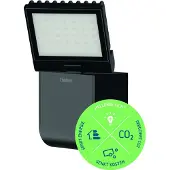 Theben LED utomhus vägglampa theLeda S8-100L, Svart, Syntetmaterial, LED-vägglampa utomhus