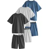 Next Pyjamas marinblå / antracit / ljusgrå / svart
