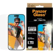 PanzerGlass - Anti-Reflective Armor Screen Protector - iPhone 17 Pro - w. EasyAligner