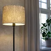PR Home Golvlampa Amy, Grön, Vardagsrum / matsal, Textil / tyger / siden, Golvlampa