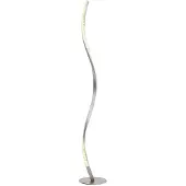 LINDBY LED golvlampa Criostal , dimbar, Aluminium / grå / zink, Vardagsrum / matsal, Aluminium / grå / zink, Modern, LED-golvlampa