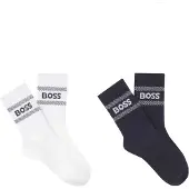 BOSS Strumpor - 2-pack - Marinblå/Vit - - 31 - Strumpor