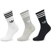Adidas Originals 3-stripes High Crew Strumpor 3-pack, storlek 46-48