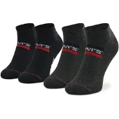 Levi's ankelstrumpor - 2-pack - Grey - Mid/Black - - 35/38 - Strumpor