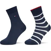 Tommy Hilfiger 2 Pack Breton Stripe Socks
