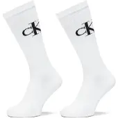 Calvin Klein 2 Pack Soft Cotton Stretch Crew Socks